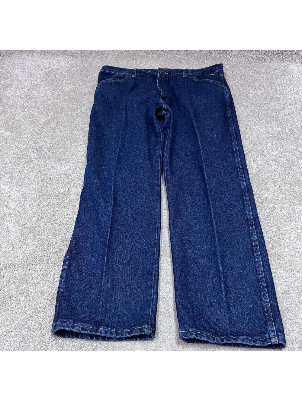 Wrangler Jeans Men’s Blue Straight Leg Pockets Size 40x30